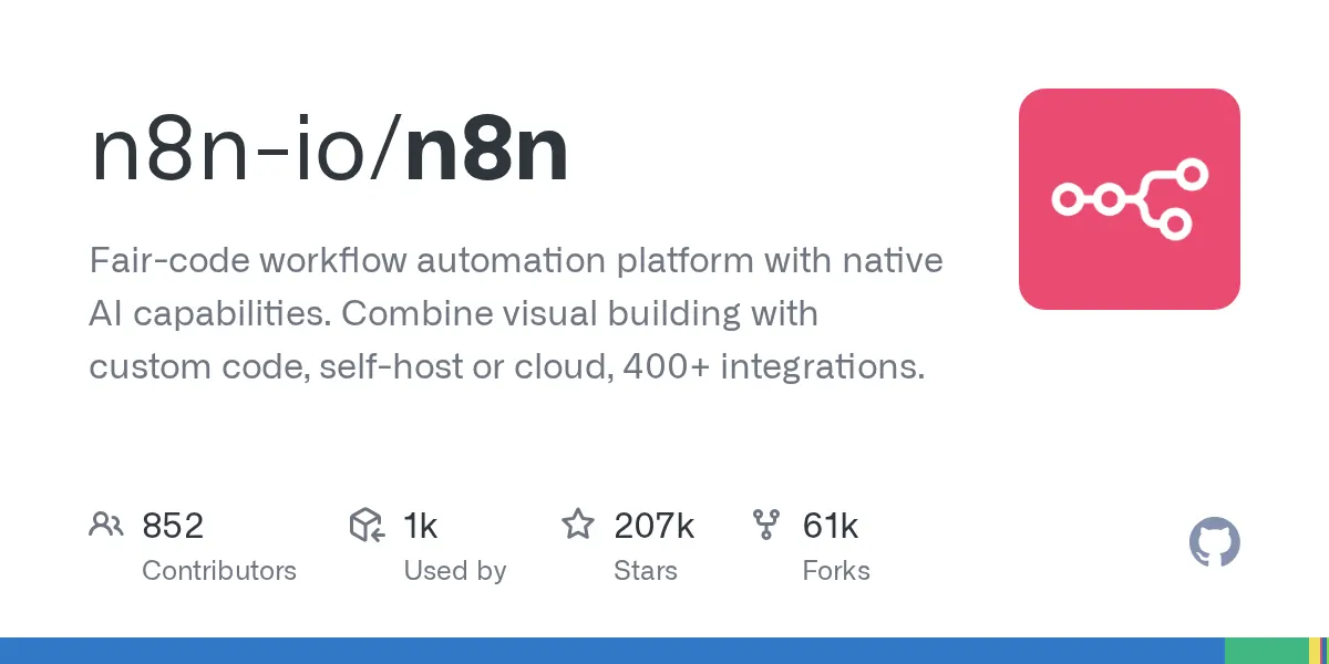 n8n-io/n8n preview image
