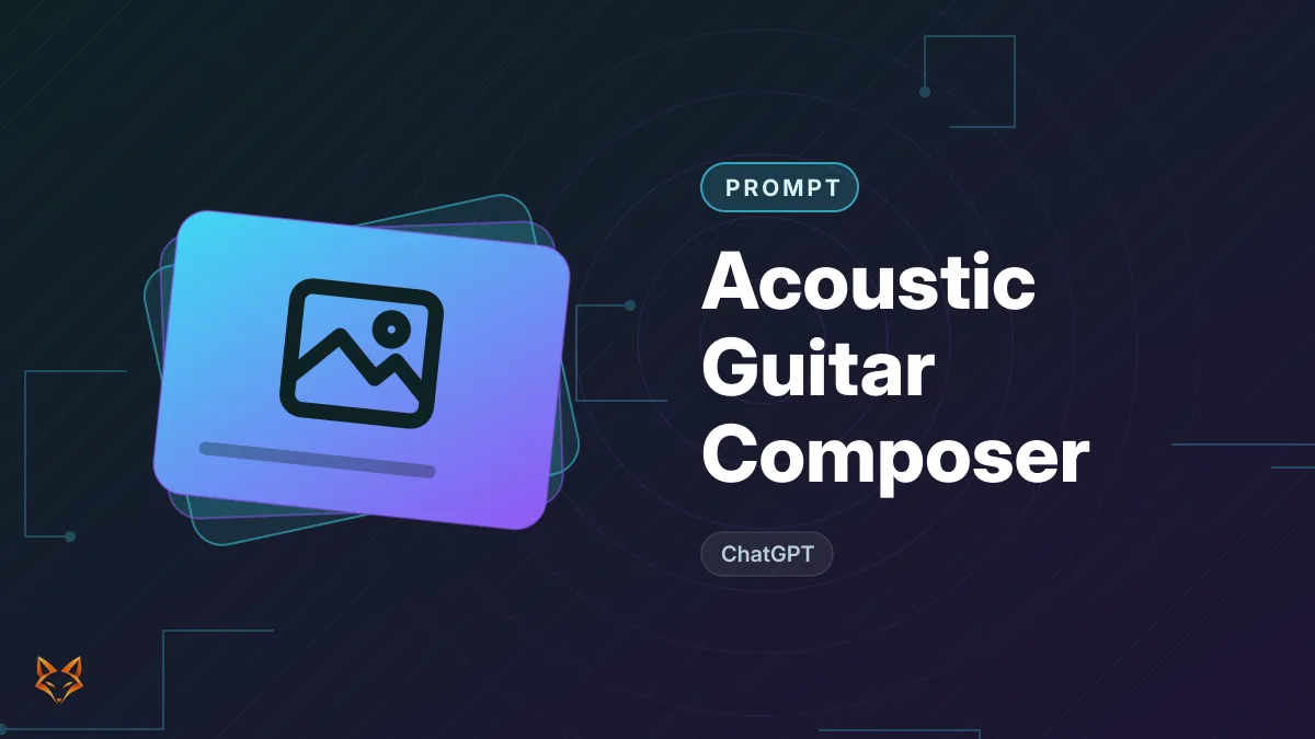Acoustic Guitar Composer — illustration