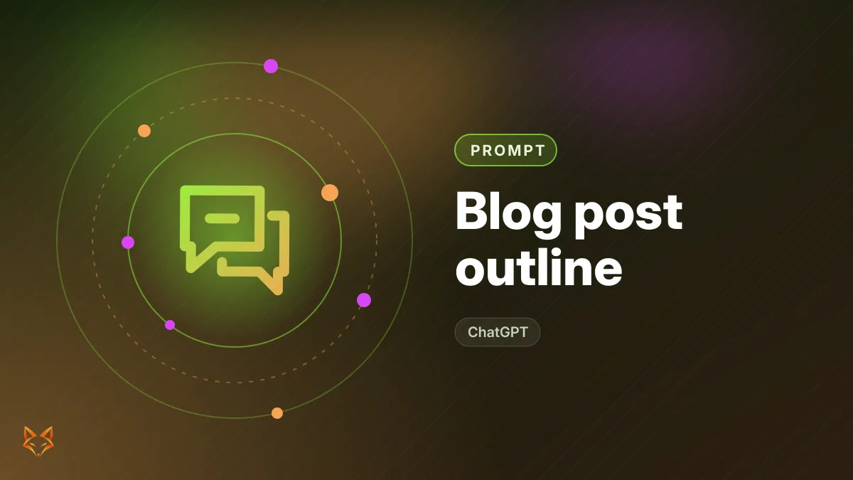 Blog post outline — illustration