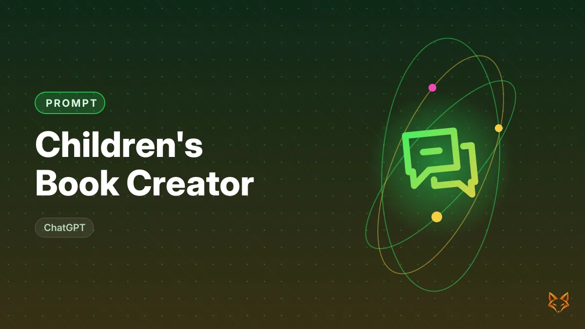 Children's Book Creator — illustration