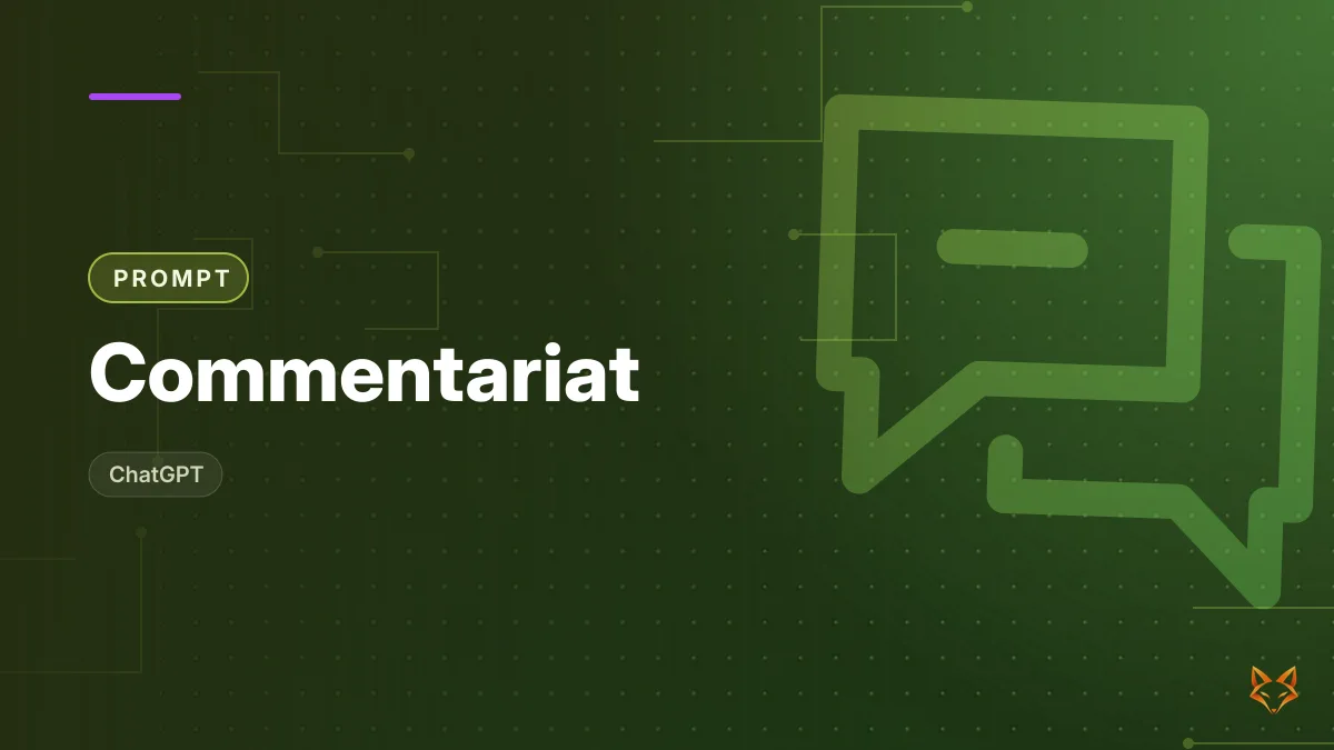 Commentariat — illustration