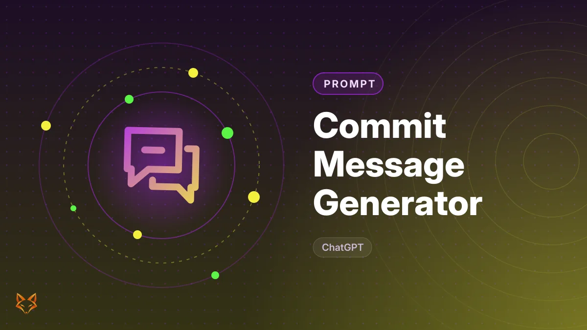 Commit Message Generator — illustration