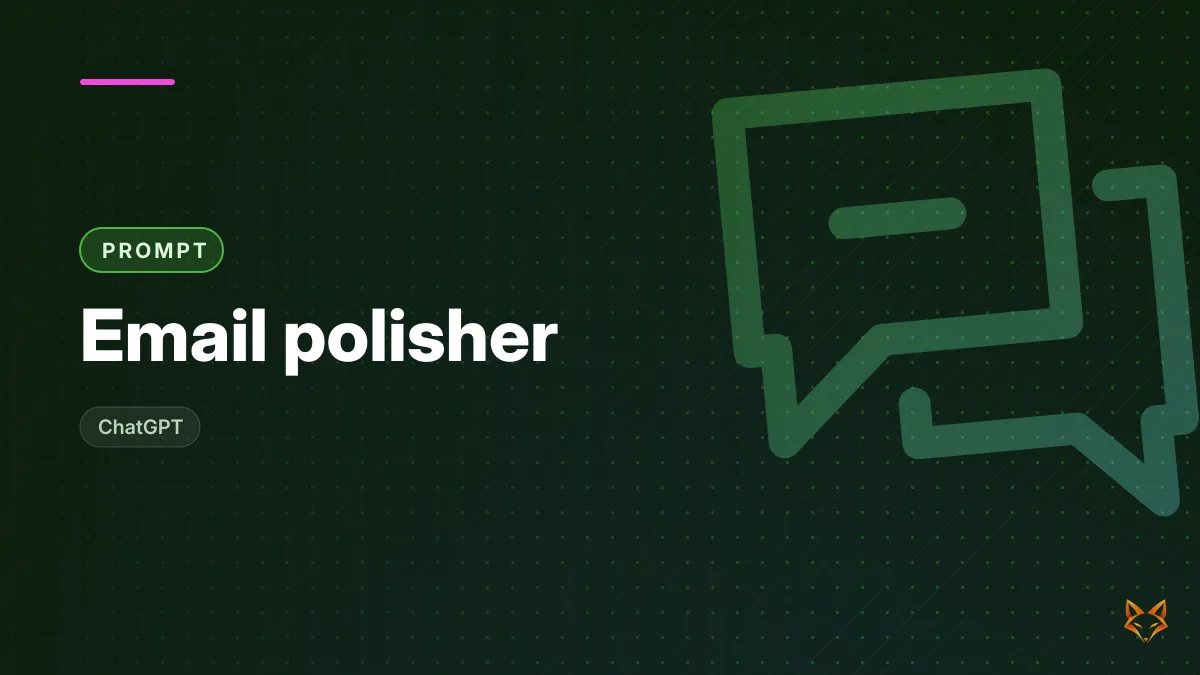 Email polisher — illustration
