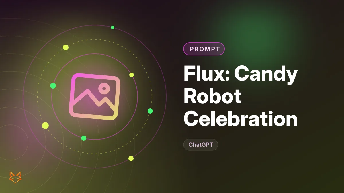 Flux: Candy Robot Celebration — illustration