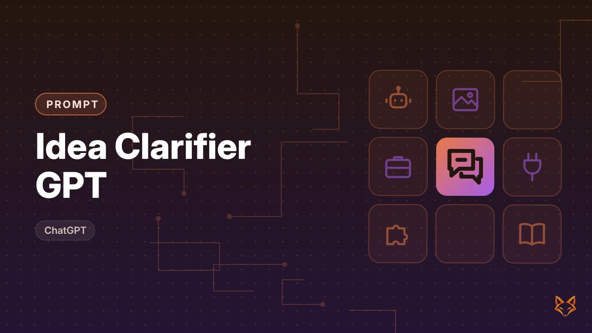 Idea Clarifier GPT — illustration