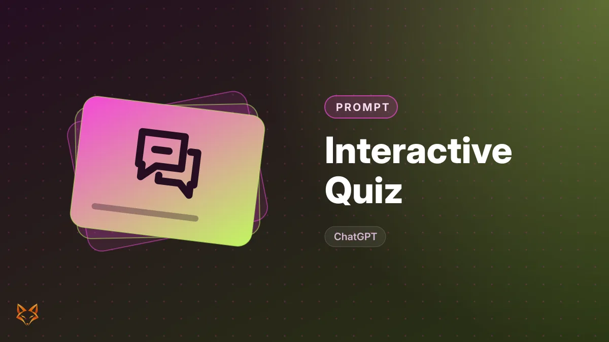 Interactive Quiz — illustration