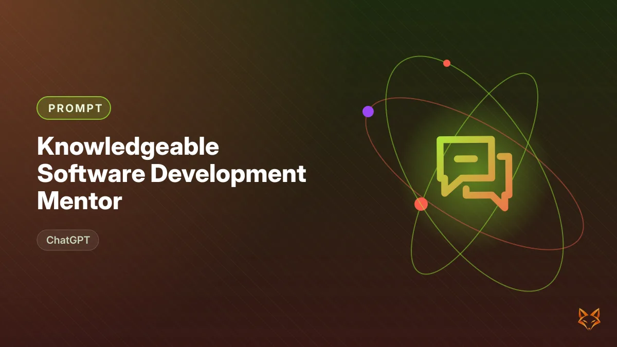 Knowledgeable Software Development Mentor — illustration