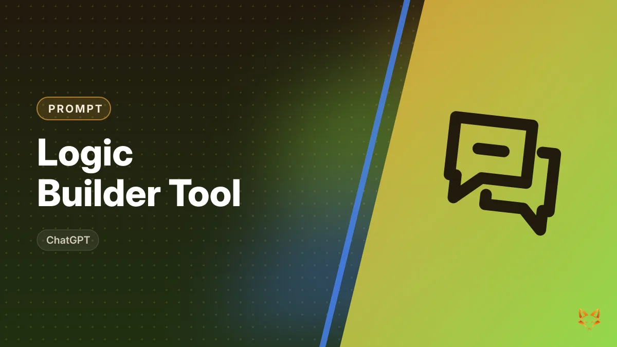 Logic Builder Tool — illustration