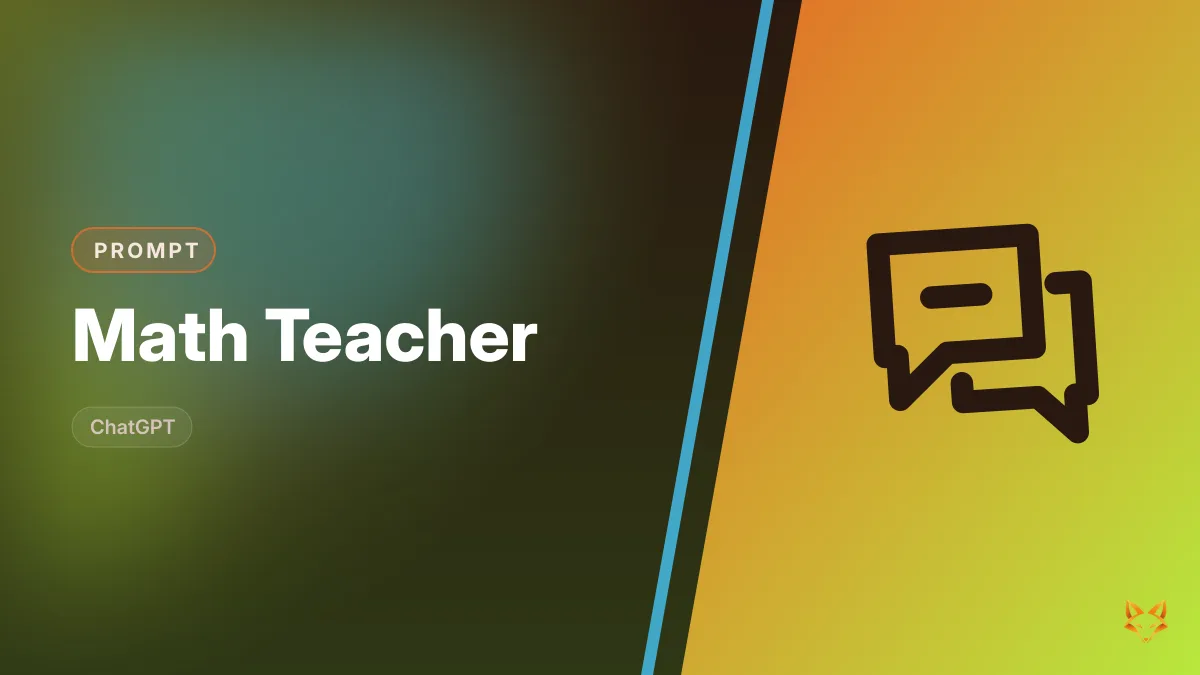 Math Teacher — illustration
