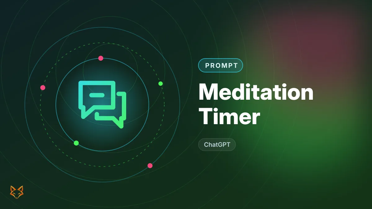 Meditation Timer — illustration