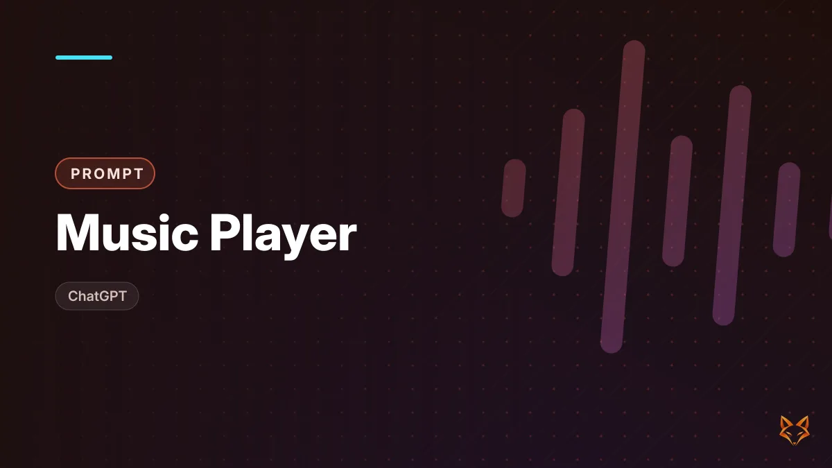 Music Player — illustration