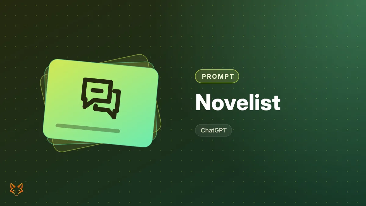 Novelist — illustration