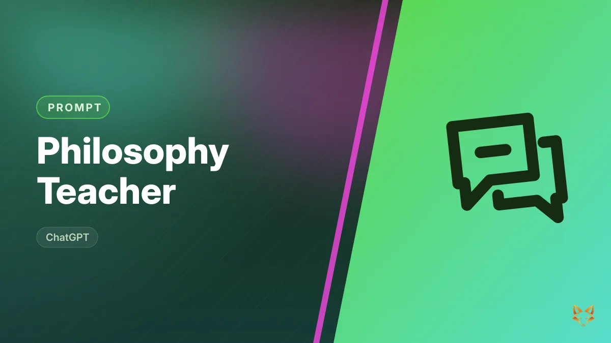 Philosophy Teacher — illustration