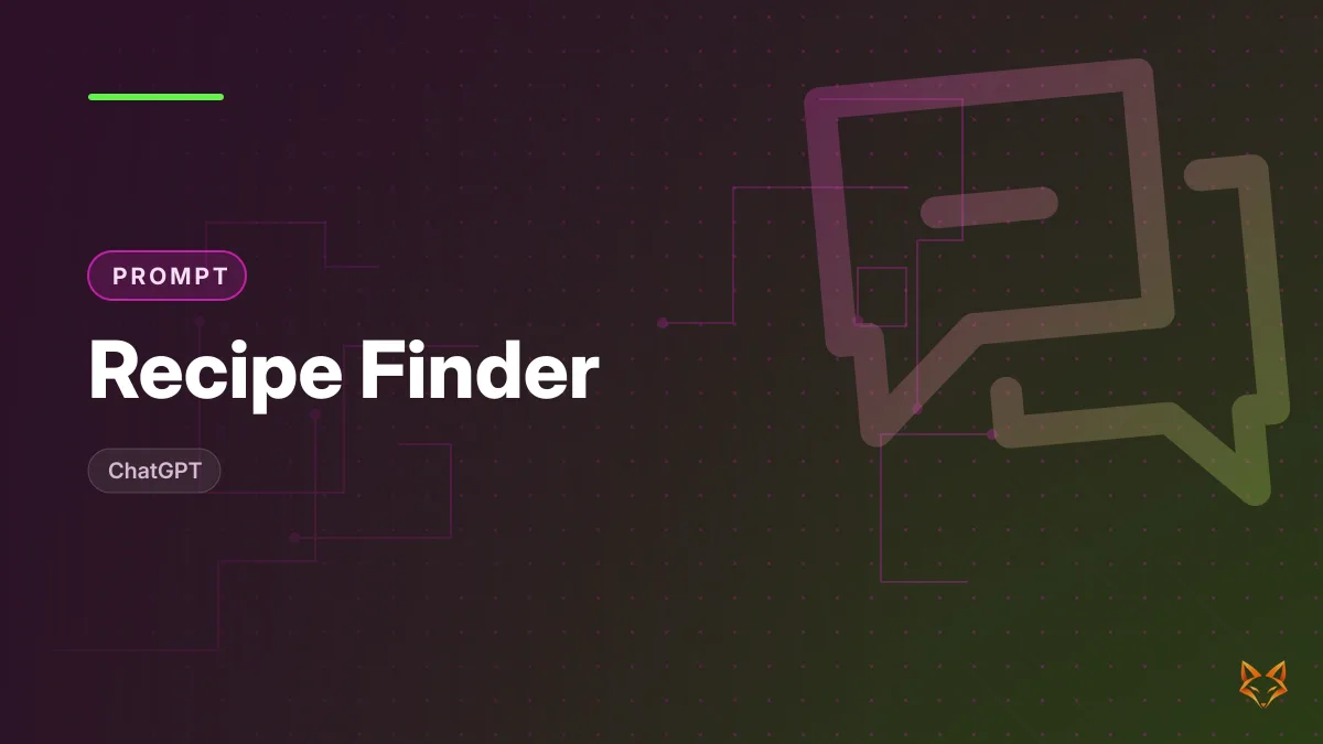 Recipe Finder — illustration