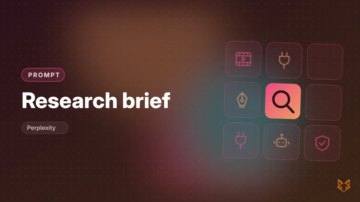 Research brief — illustration