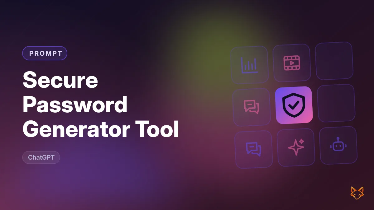 Secure Password Generator Tool — illustration