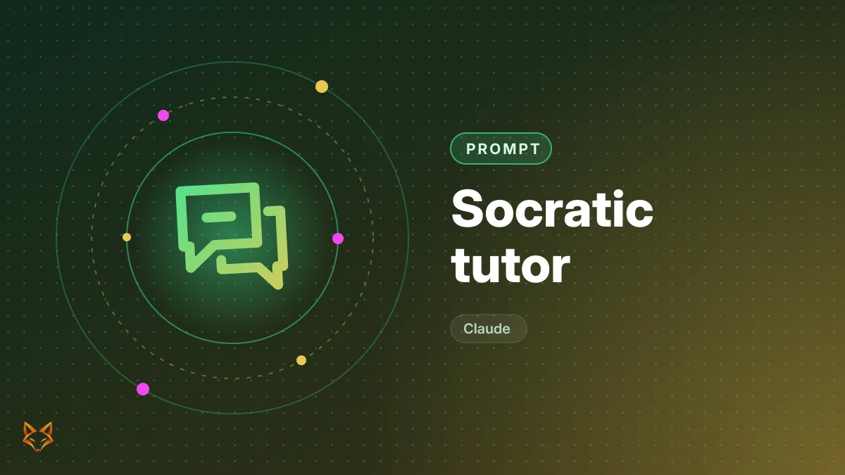 Socratic tutor — illustration