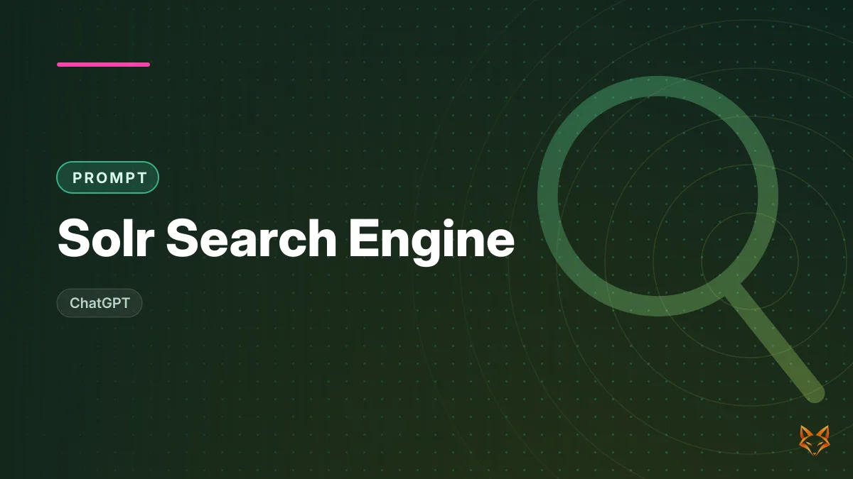 Solr Search Engine — illustration