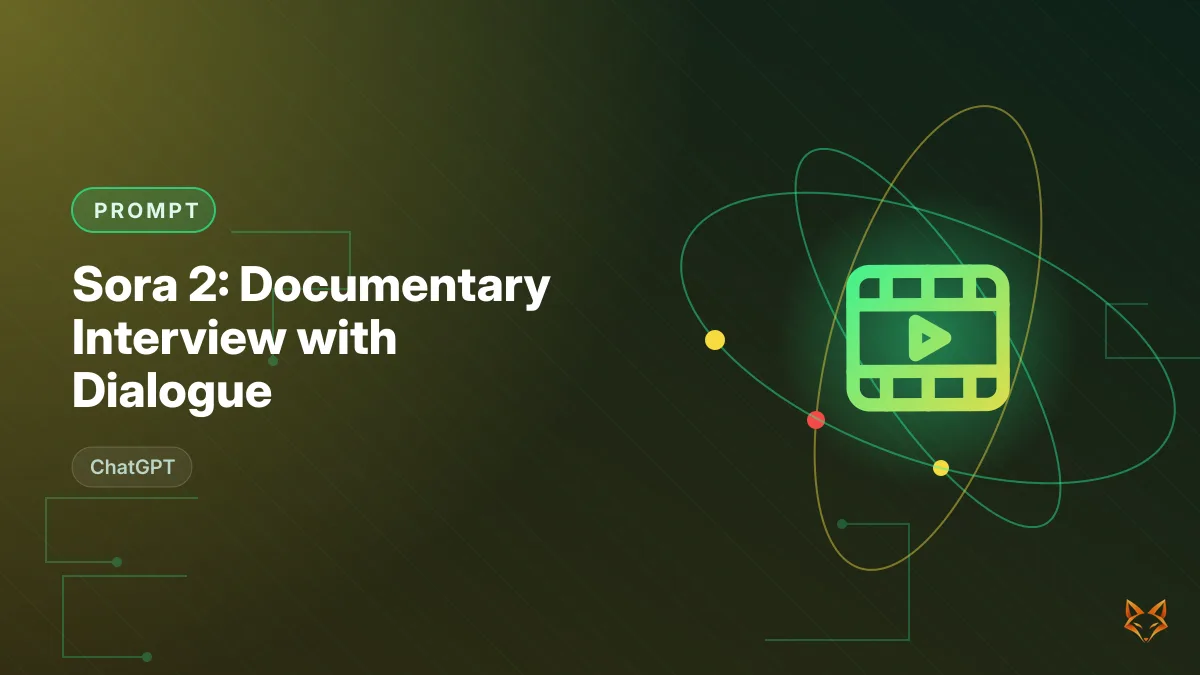Sora 2: Documentary Interview with Dialogue — illustration