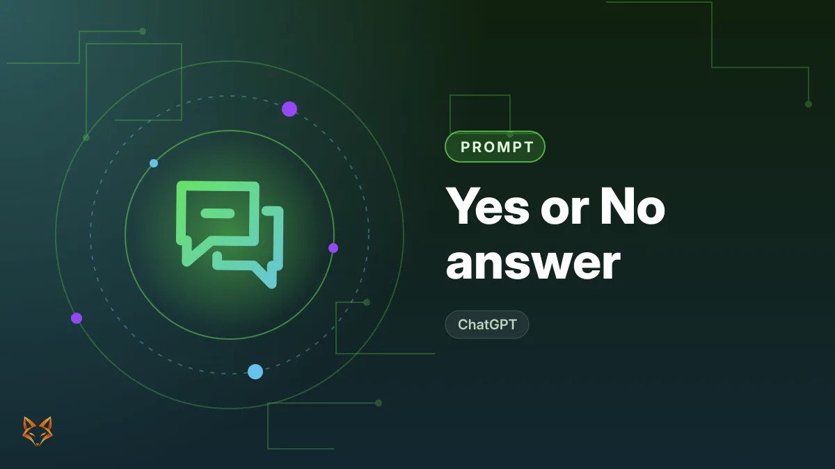 Yes or No answer — illustration