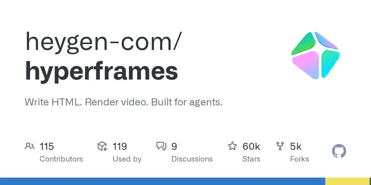 heygen-com/hyperframes preview image