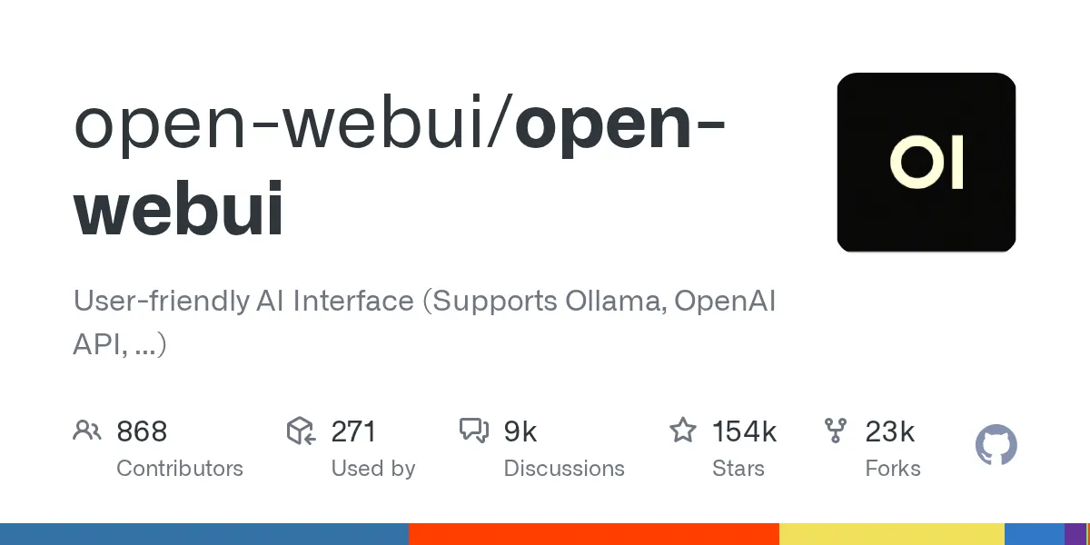 open-webui/open-webui preview image