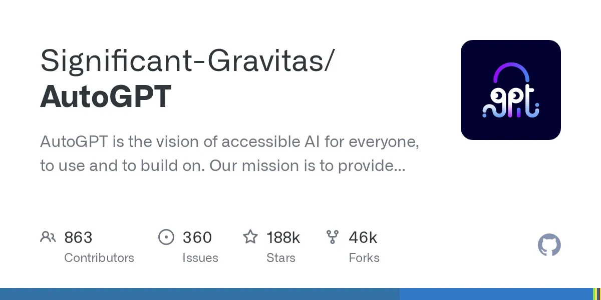 Significant-Gravitas/AutoGPT preview image