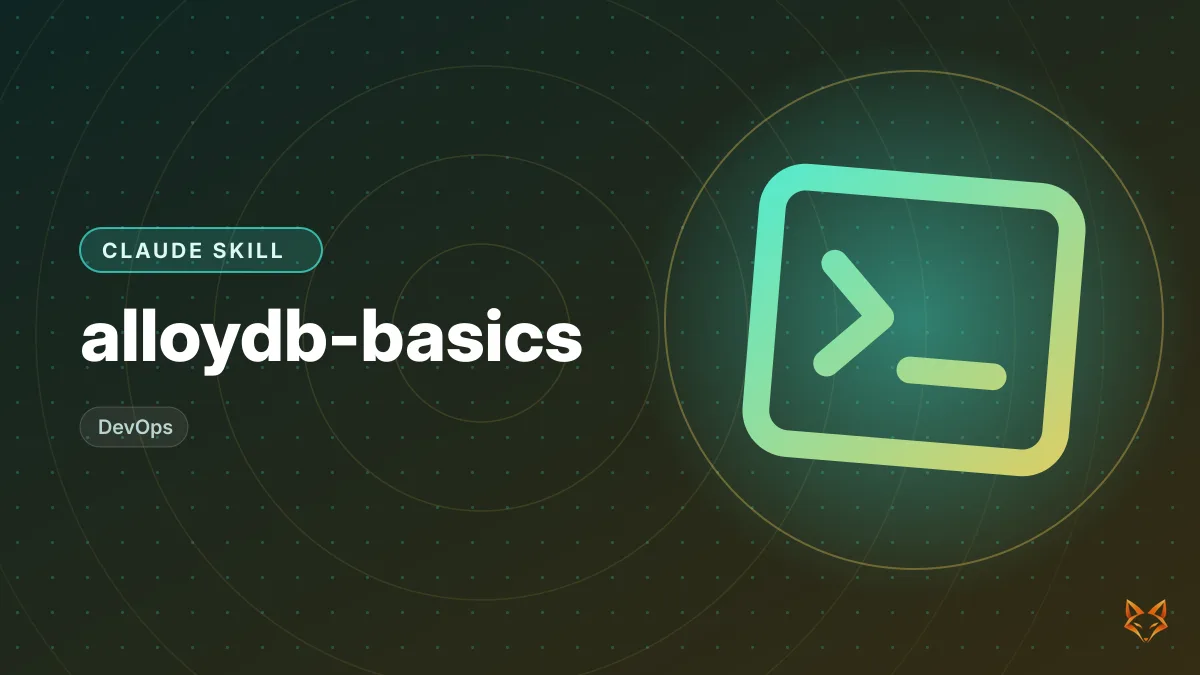 alloydb-basics — illustration
