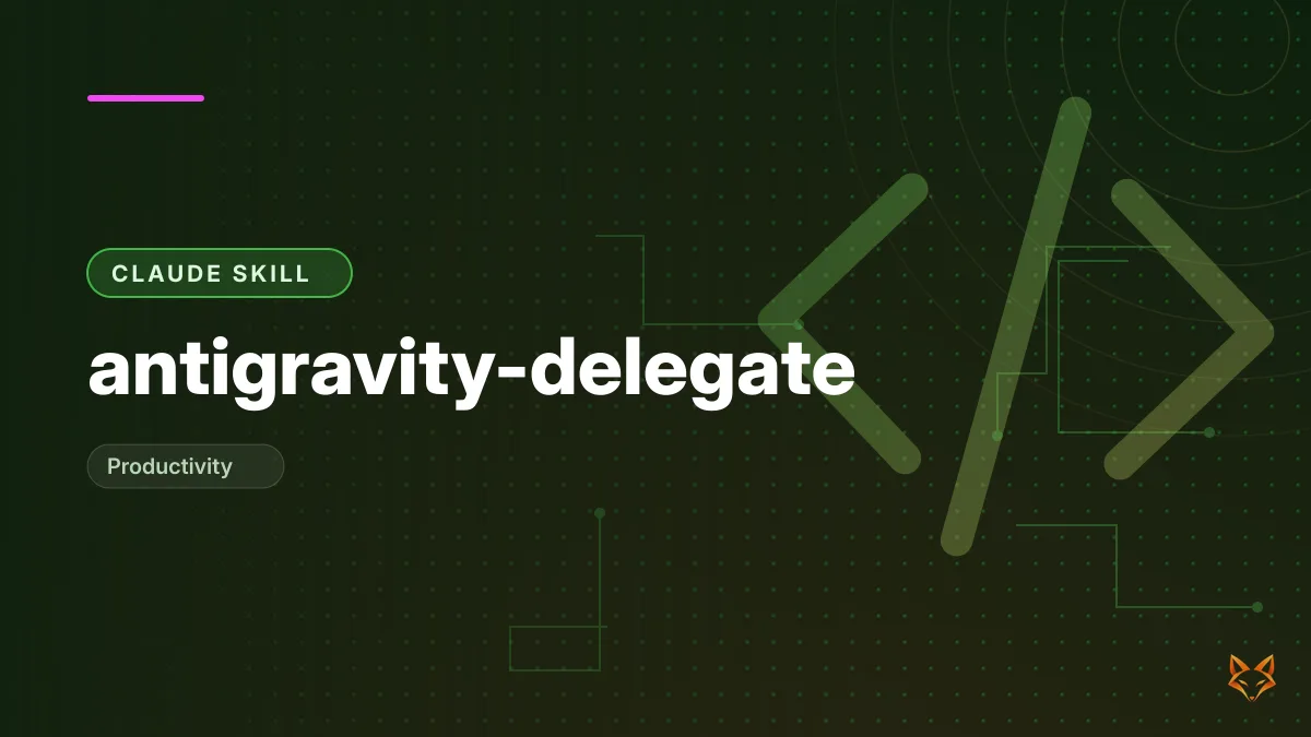 antigravity-delegate — illustration