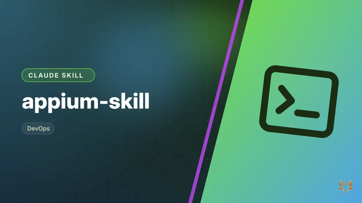 appium-skill — illustration