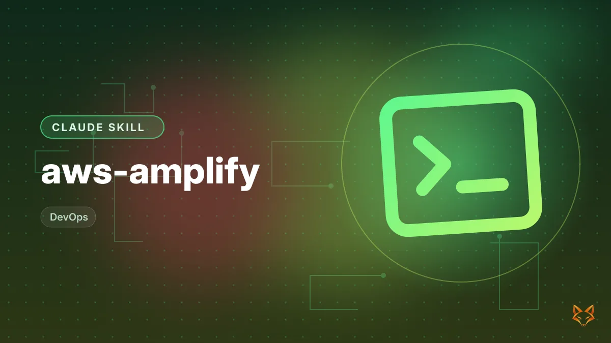 aws-amplify — illustration