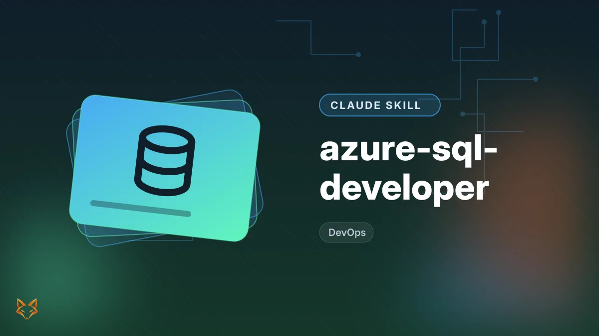 azure-sql-developer — illustration