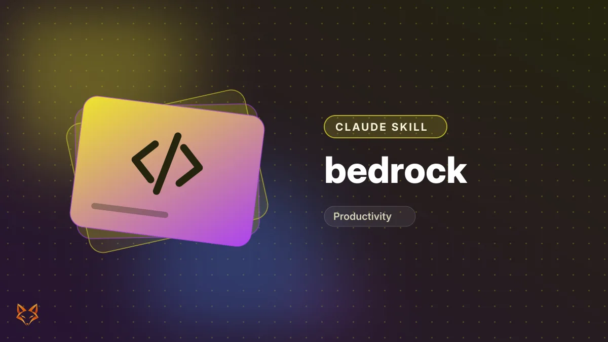 bedrock — illustration