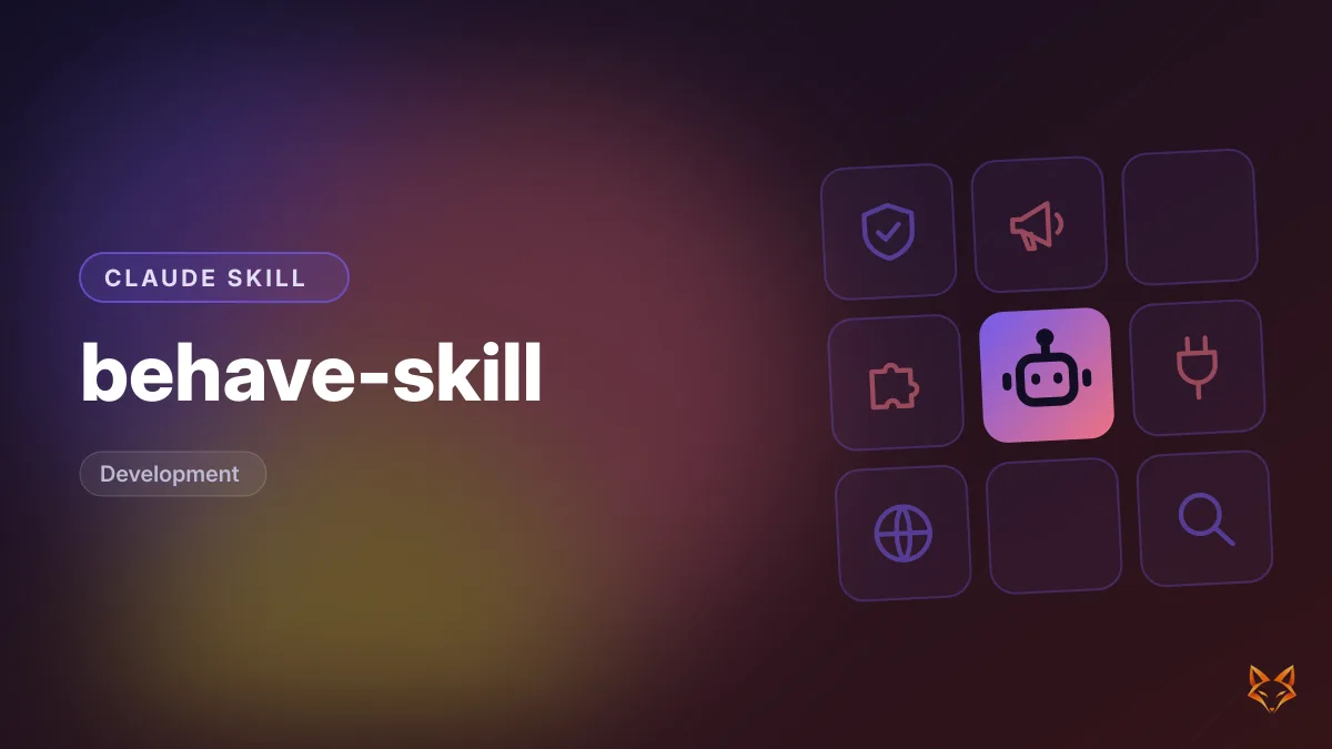 behave-skill — illustration