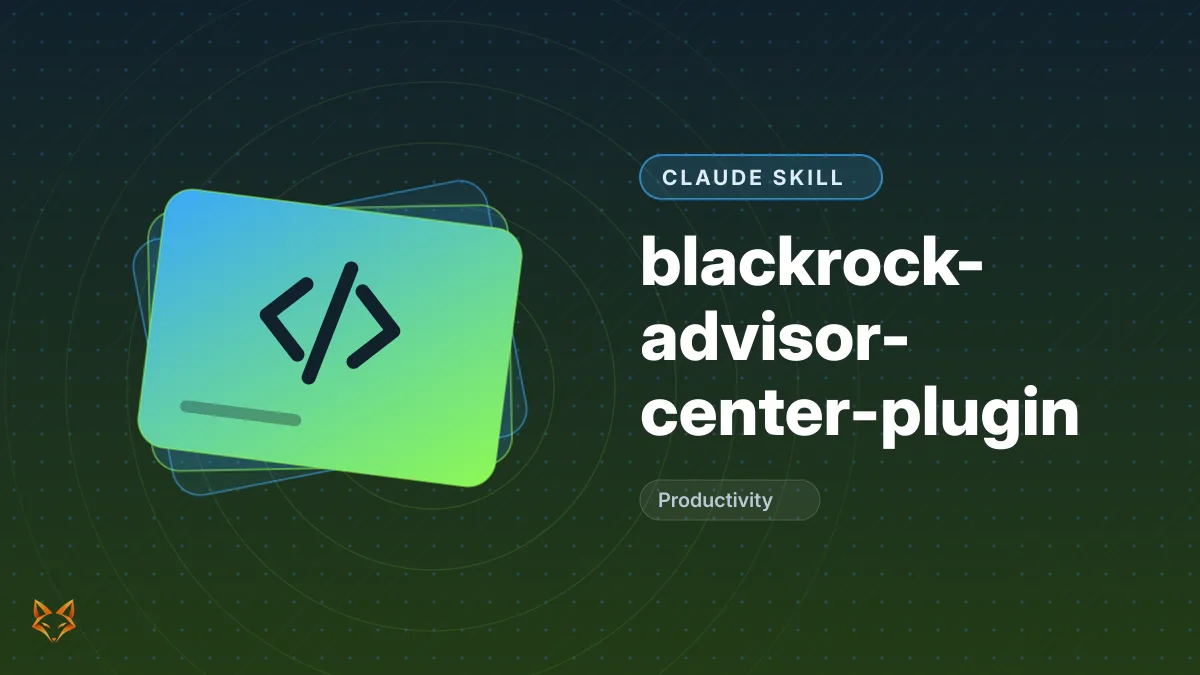 blackrock-advisor-center-plugin — illustration
