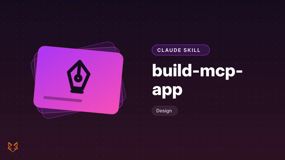 build-mcp-app — illustration