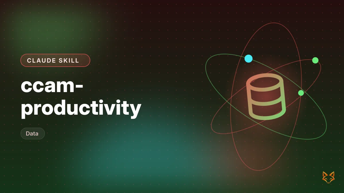 ccam-productivity — illustration
