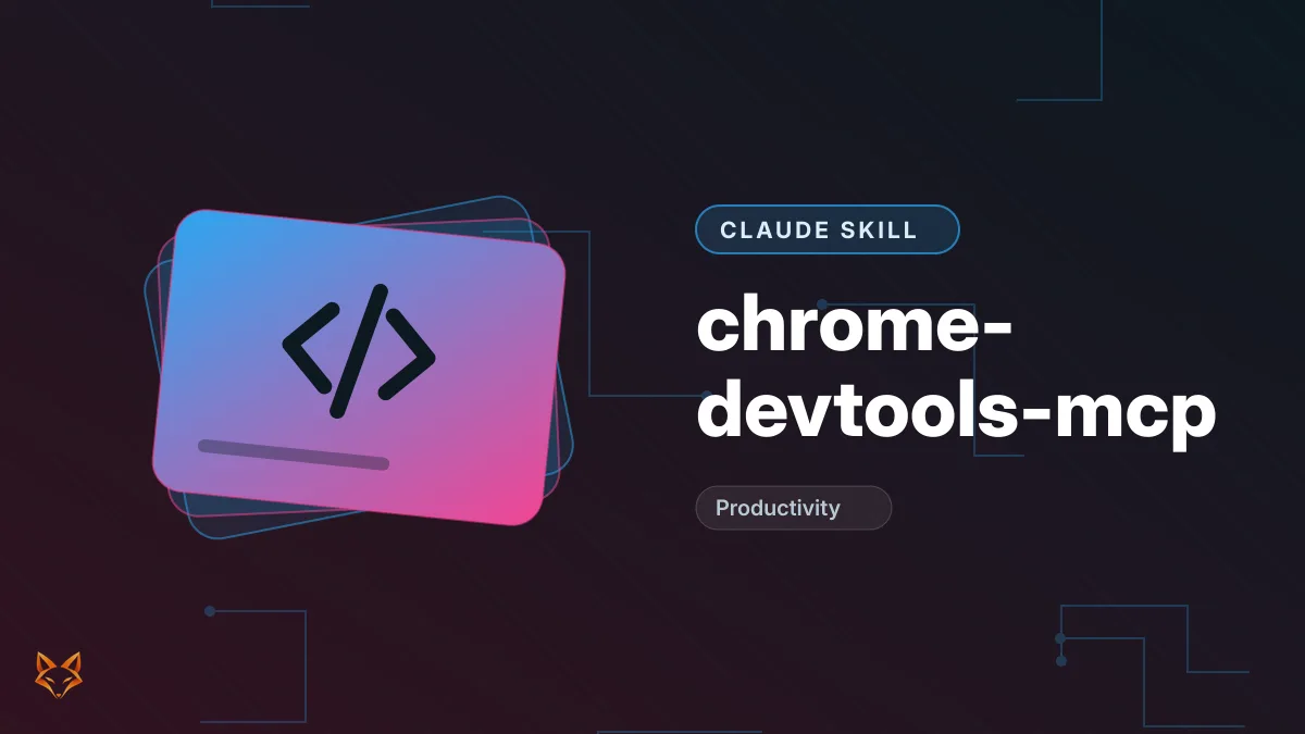 chrome-devtools-mcp — illustration