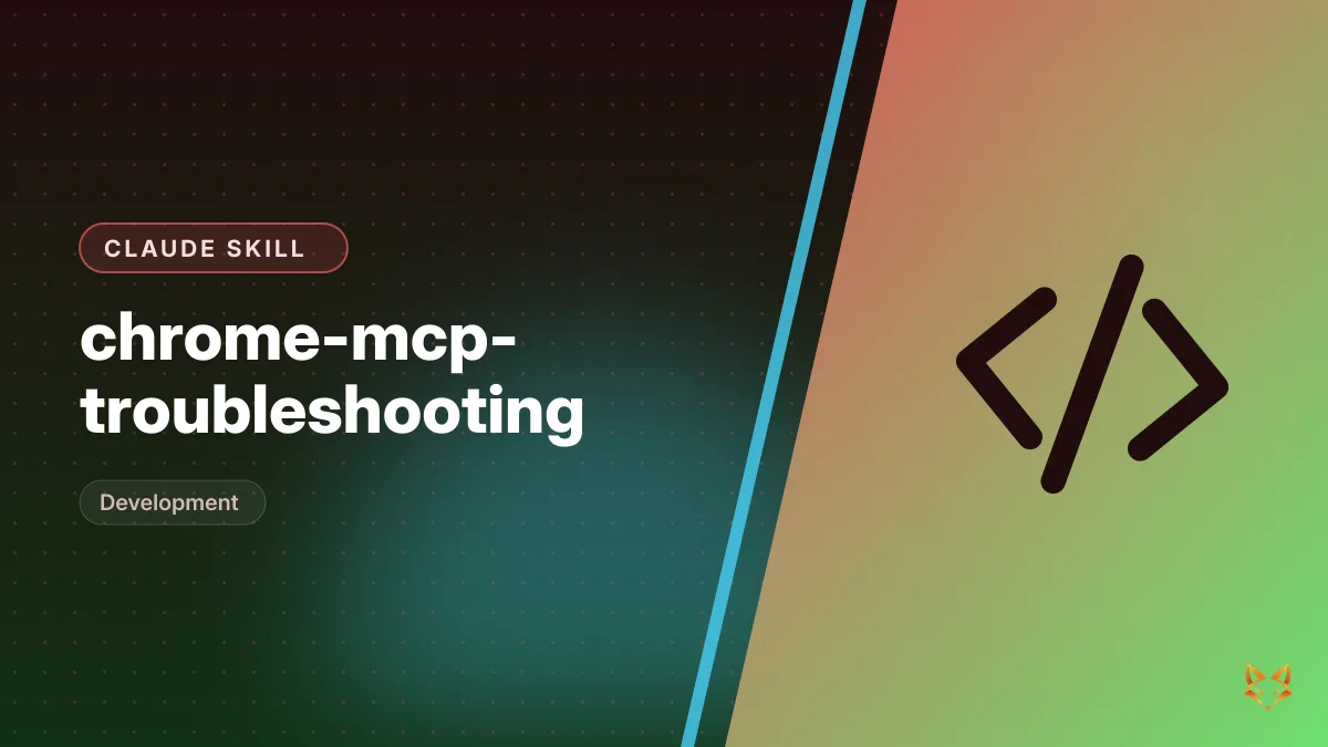 chrome-mcp-troubleshooting — illustration