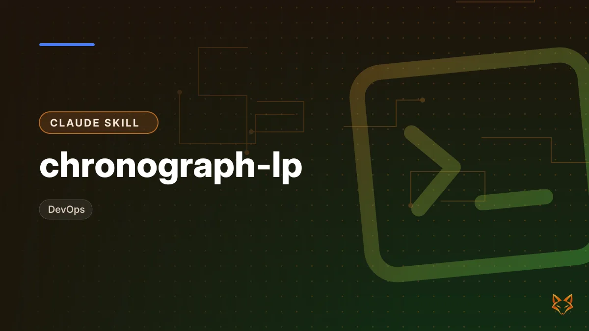 chronograph-lp — illustration