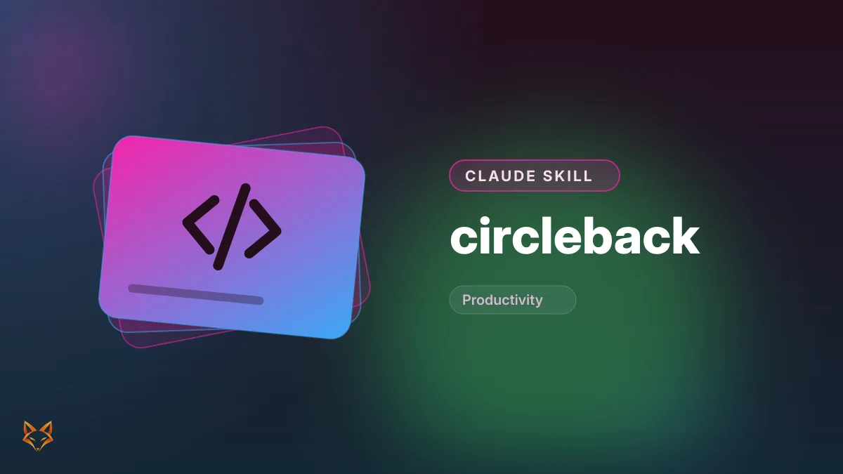 circleback — illustration
