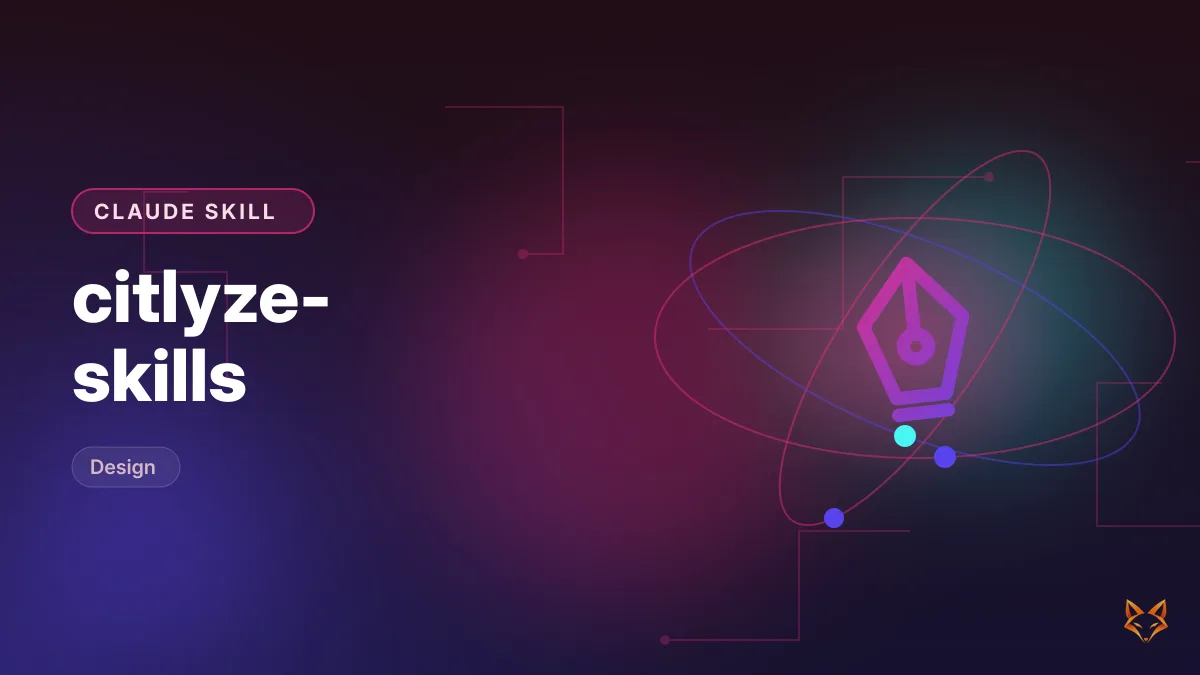 citlyze-skills — illustration