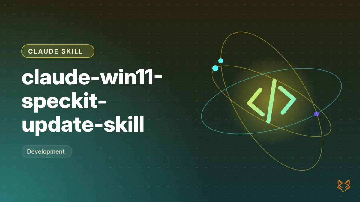 claude-win11-speckit-update-skill — illustration