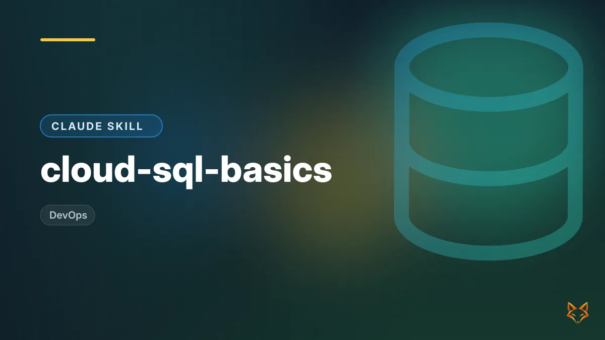 cloud-sql-basics — illustration