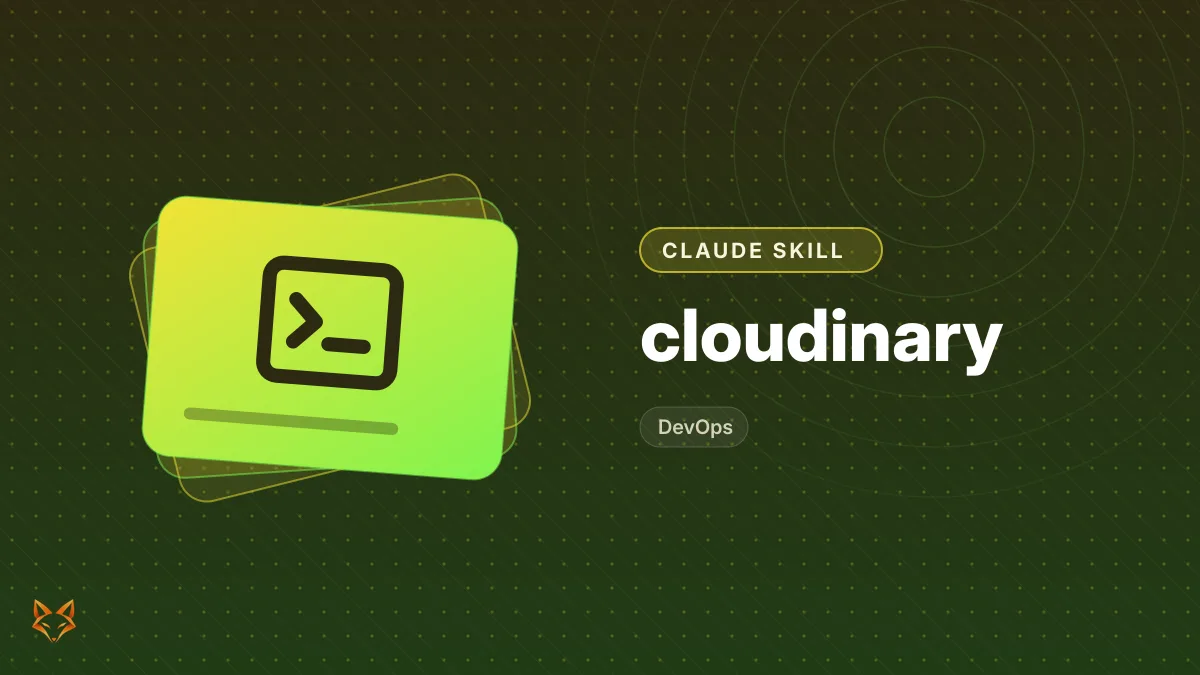 cloudinary — illustration