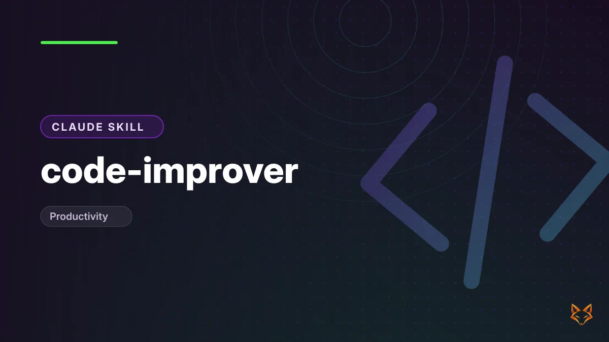 code-improver — illustration