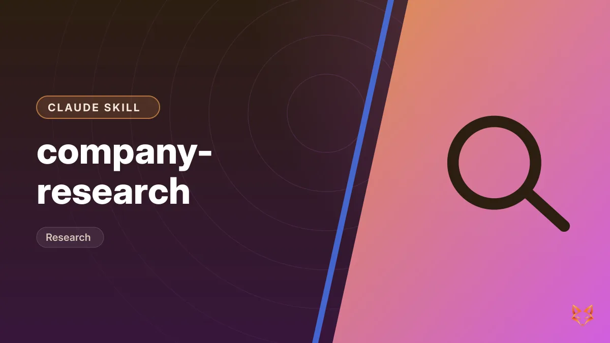 company-research — illustration