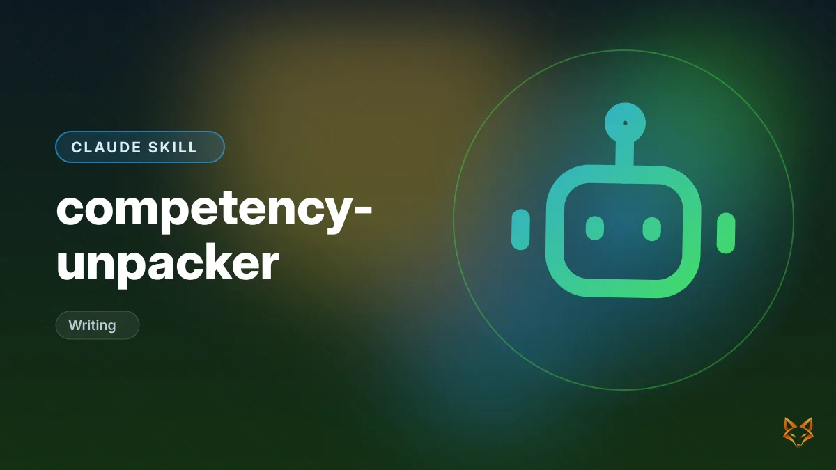 competency-unpacker — illustration