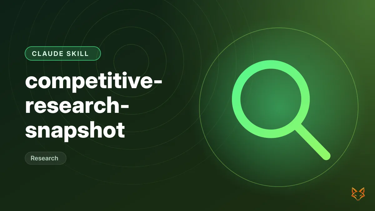 competitive-research-snapshot — illustration