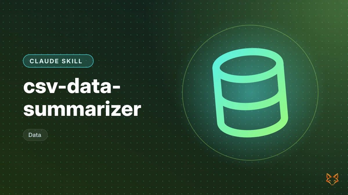 csv-data-summarizer — illustration